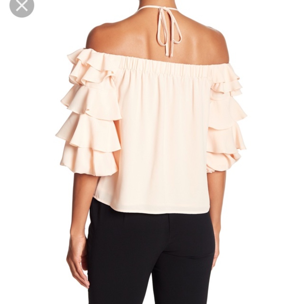 1 State Ruffled Tier Off The Shoulder Top - Picture 2 of 6
